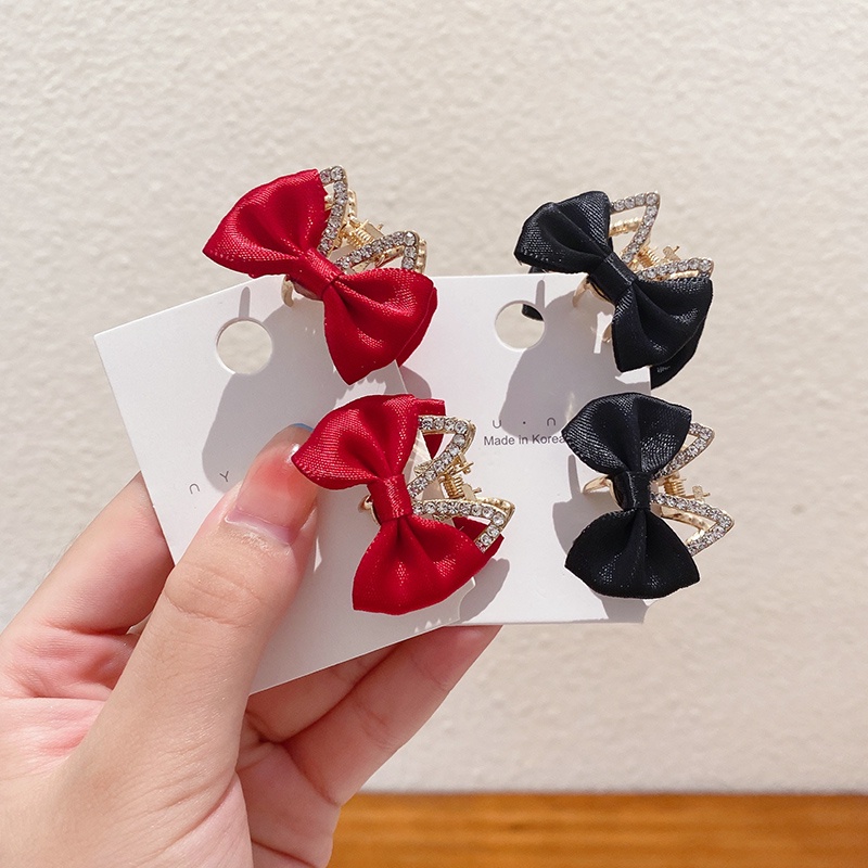 Kẹp Tóc Nơ Hai Mặt Thời Trang Mùa Hè Cao Cấp Cho Nữ