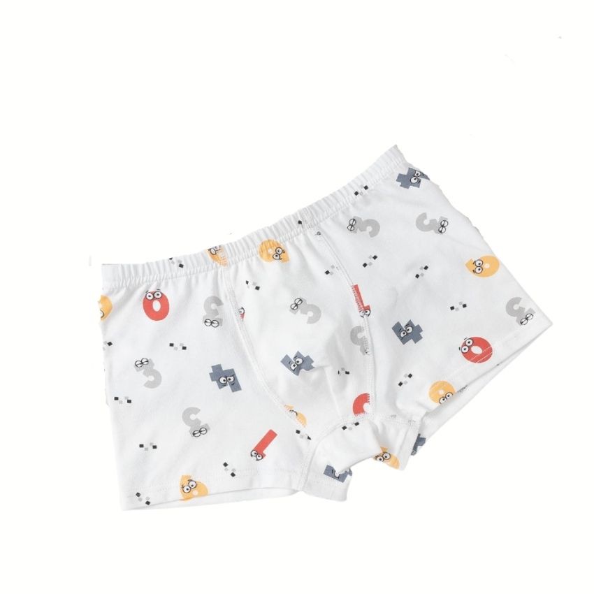 Quần chip đùi bé trai vải thun cotton Áo Lá Homewear, Set 5 chip cho bé