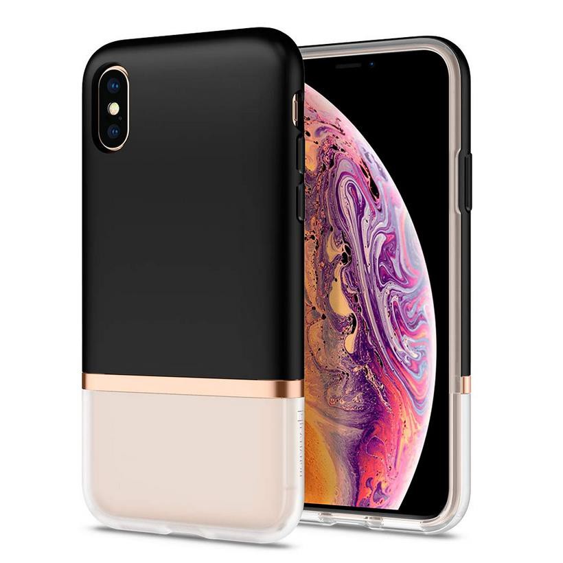 Ốp Spigen iPhone XS / X / XS Max Spigen  La Manon Etui - Jupe Milk