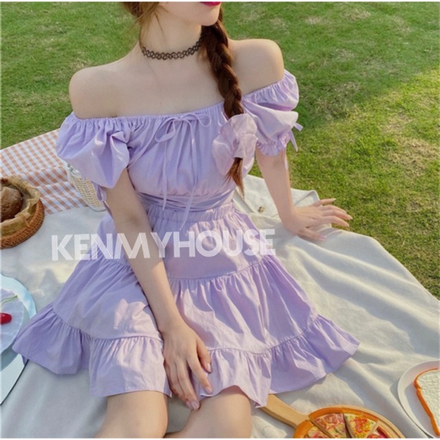 Set áo croptop chân váy xoè xinh