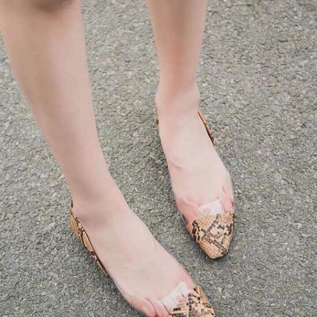 Giày Da Rắn Zara xuất