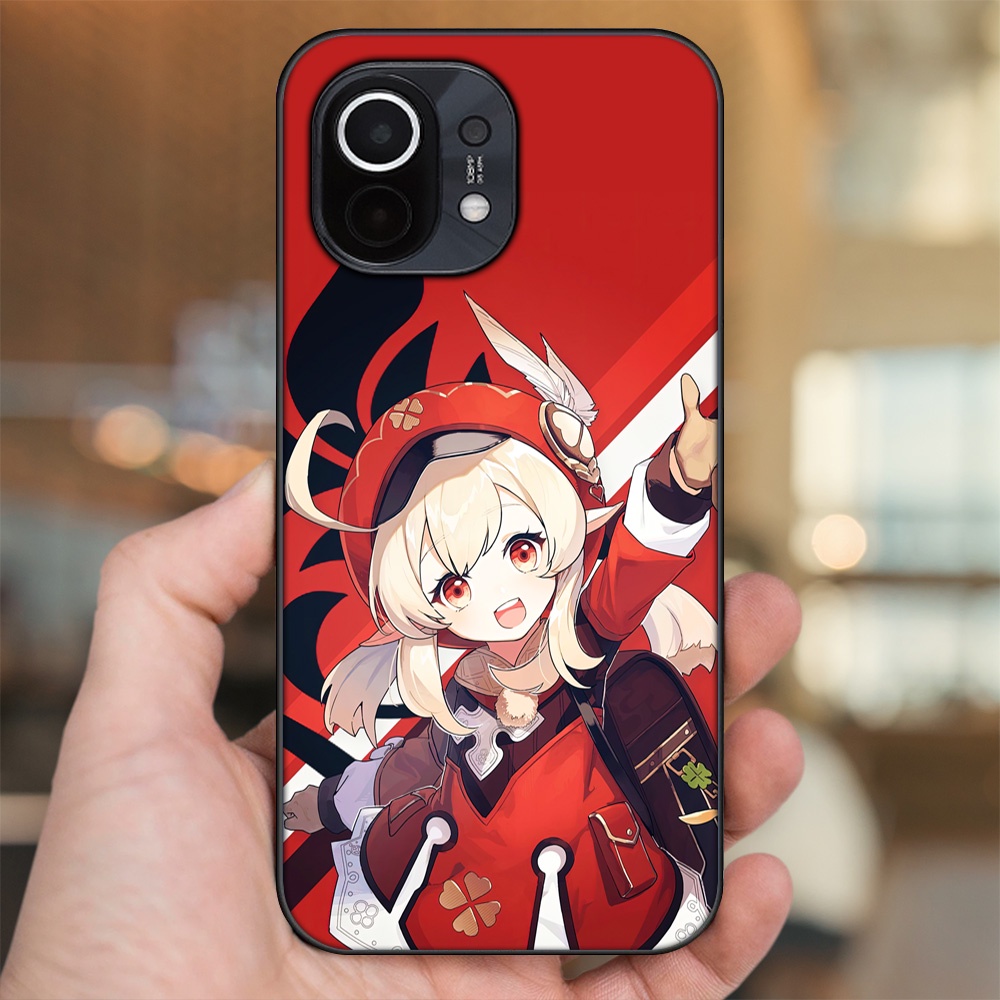 Ốp lưng Xiaomi Mi 11 viền đen in hình Klee Genshin Impact