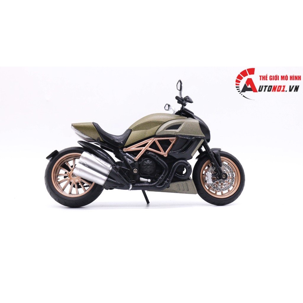 MÔ HÌNH XE DIAVEL GREEN 1:12 CÓ ĐÈN NHẠC DIECAST METAL 7762