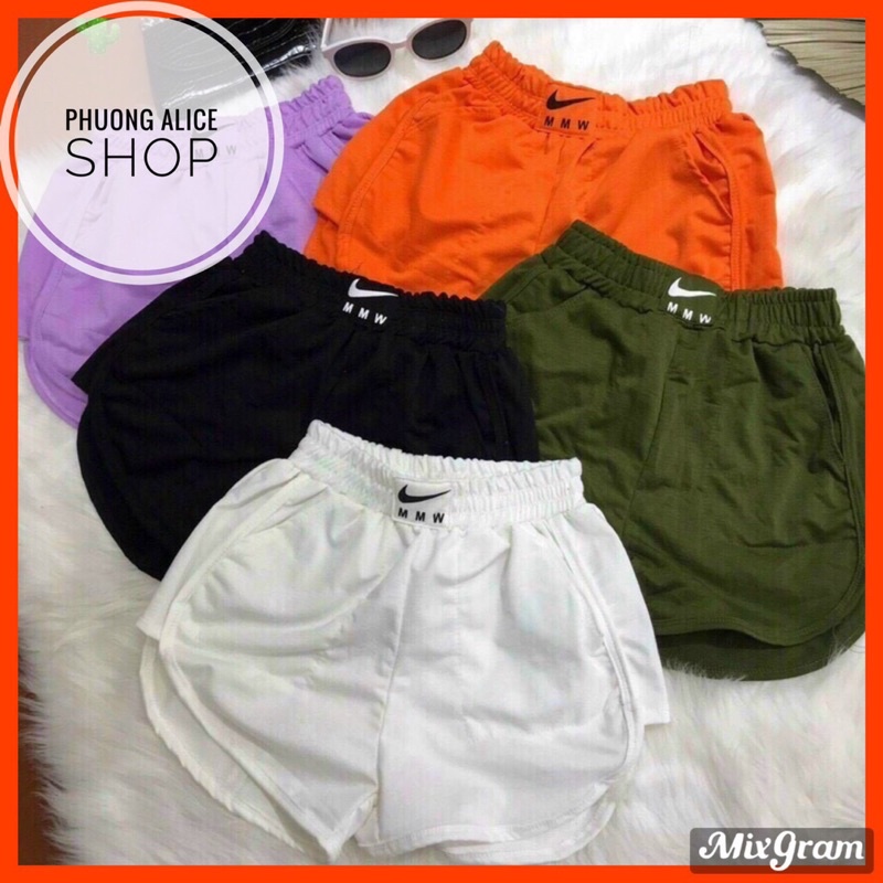 Quần đùi mặc nhà nữ, quần short cotton nữ siêu mát có túi quần | BigBuy360 - bigbuy360.vn