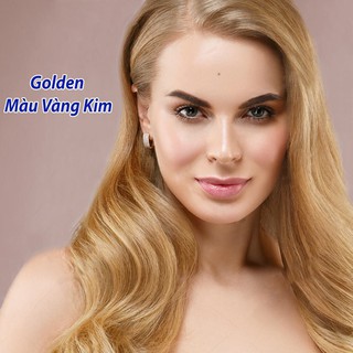 (1 hộp màu vàng ánh kim) dầu gội nhuộm che tóc bạc USA US HAIR