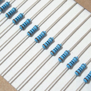 Điện trở vạch màu 180R 1% chân đồng (12 con)