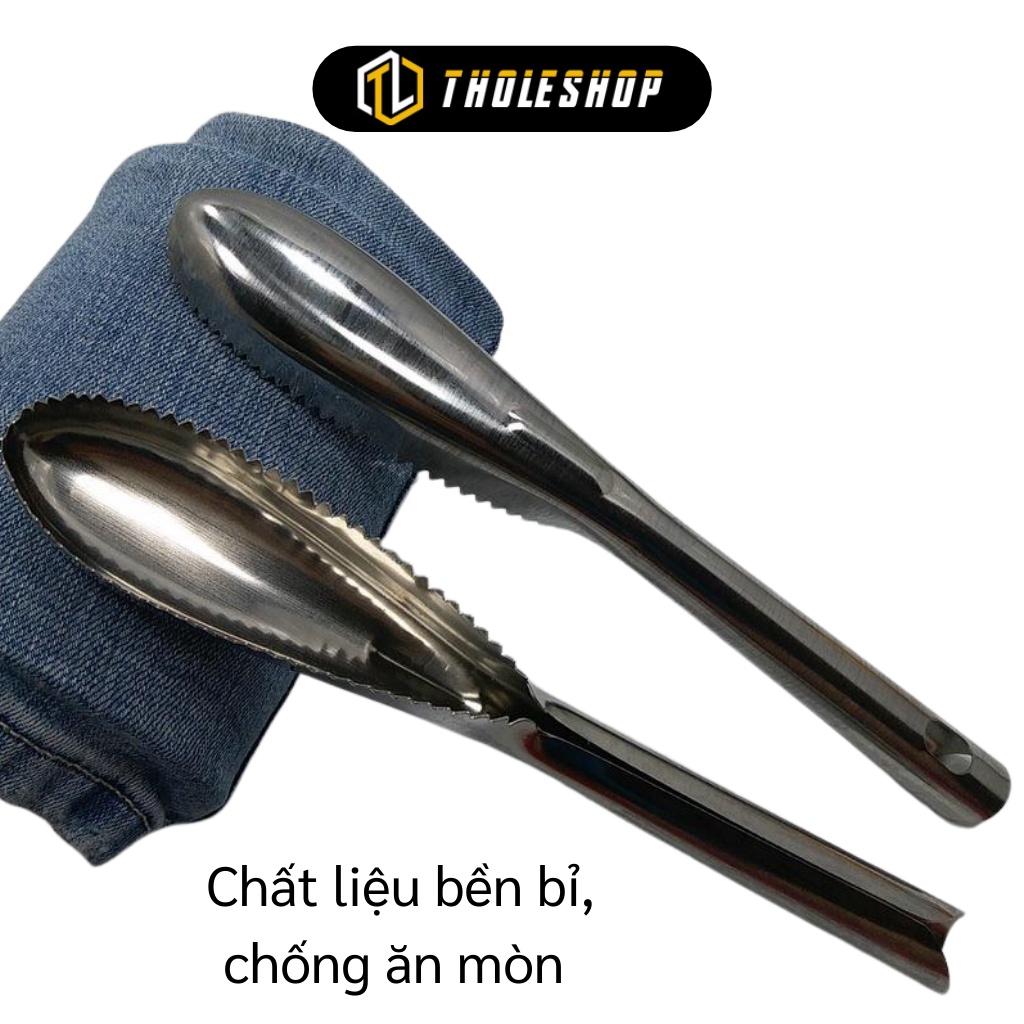 Dụng Cụ Lóc Vảy Cá - Cây Đánh Vảy Cá Inox Bền Đẹp, Chống Gỉ, Chịu Lực Tốt 9158