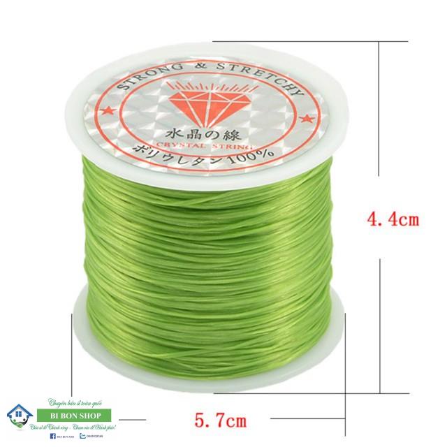 🔥 GIÁ SỈ 🔥 Cuộn 60m chỉ chun co giãn xâu vòng - Hàng loại 1 sợi dày 0,8mm siêu dai