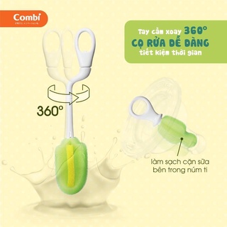 Bộ Cọ Rửa Bình Sữa Combi