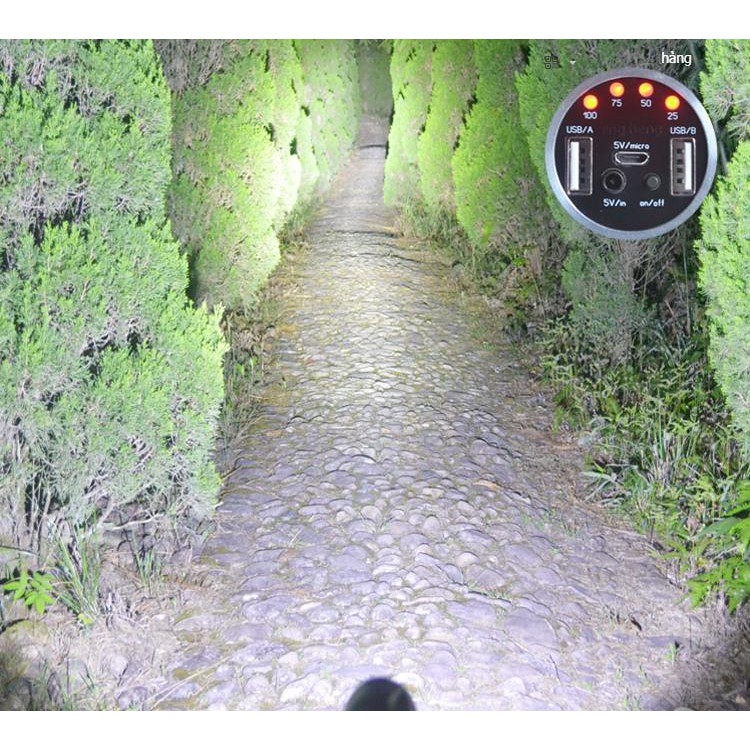 Đèn pin L6 3 cree XHp70.2 công suất 120w quang thông 18000 lumen sáng mạnh,có thể lặn ở độ sâu 30m