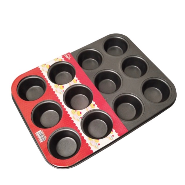 Khuôn cupcake 12 ô mini