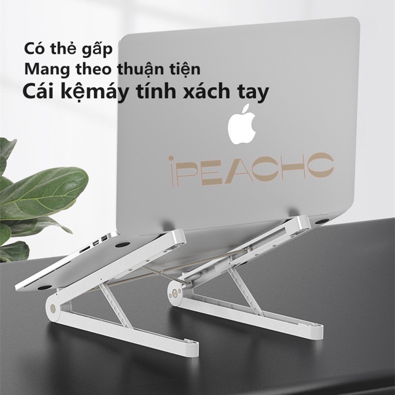 Giá đỡ laptop giá đỡ máy tính bằng nhôm cao cấp, kệ đỡ máy tính tản nhiệt, gấp gọn xách tay, tiên lợi sử dụng