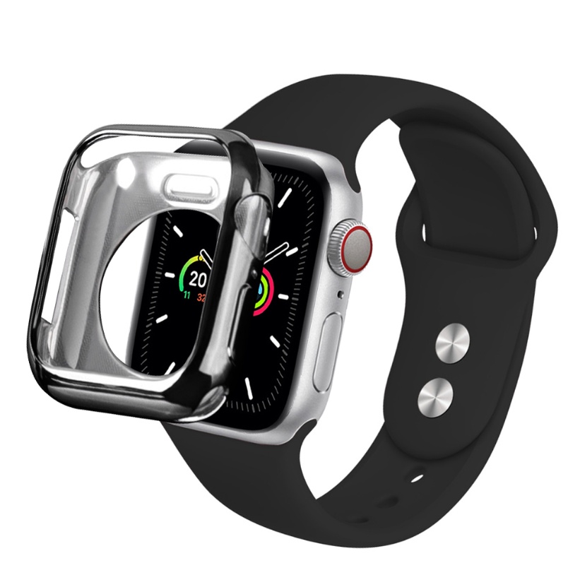 Ốp Bảo Vệ Bằng TPU Mềm Siêu Mỏng Trong Suốt Cho Apple Watch 7 6 SE 4 3 2 1 42MM 38MM iWatch 5 45MM 41MM 44MM 40MM