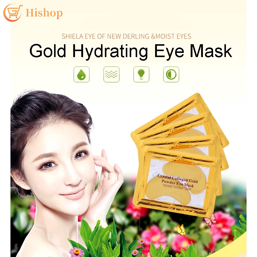 [Hàng mới về] Mặt nạ mắt vàng dưỡng ẩm ngăn ngừa lão hóa chống nếp nhăn xóa bỏ quầng thâm cho nữ