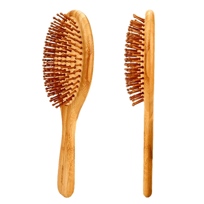 [Hàng mới về] Lược chải tóc massage da đầu bằng gỗ tre