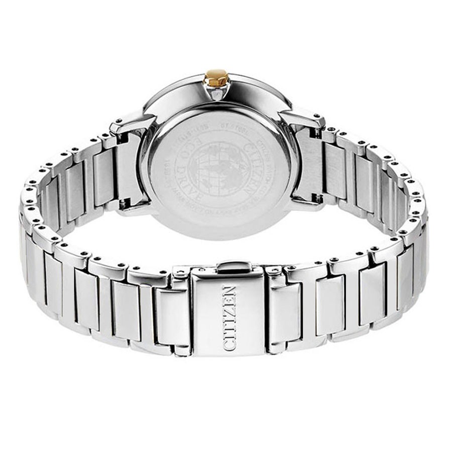 Đồng Hồ Nữ Citizen Dây Thép Không Gỉ EM0526-88X - Mặt Vàng