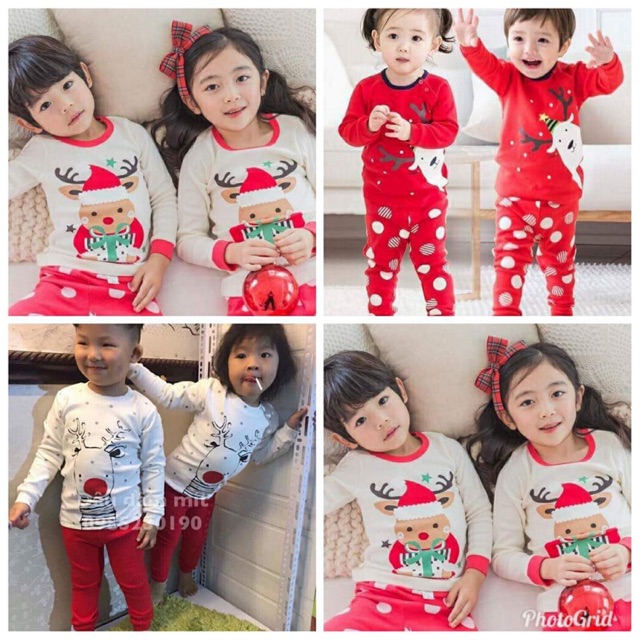Bộ thun da cá noel