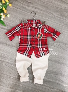 Áo sơmi Burberry cho bé (Combo 2 áo)