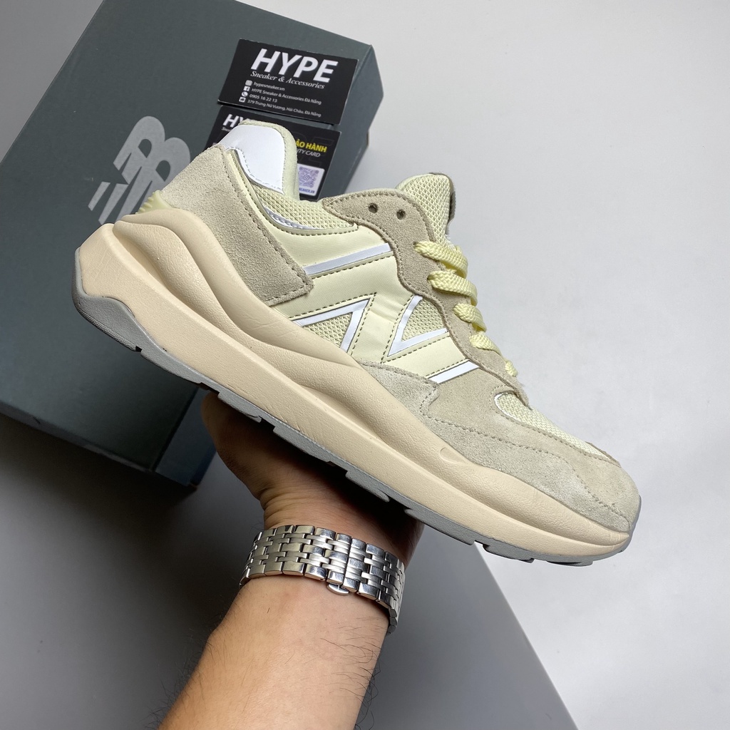Giày New Balance 5740 Clear Yellow (NB5740 vàng kem) - Hype Sneaker | Phiên bản high quality.