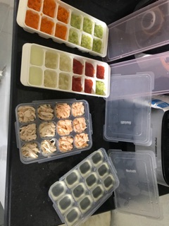 Set 2 khay trữ đông Richell cho bé