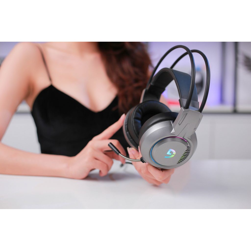 Tai nghe Gaming Fuhlen H300 Gray led RGB | BigBuy360 - bigbuy360.vn