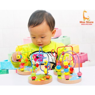 ĐỒ CHƠI GỖ MÊ CUNG LUỒN HẠT (NHỎ)