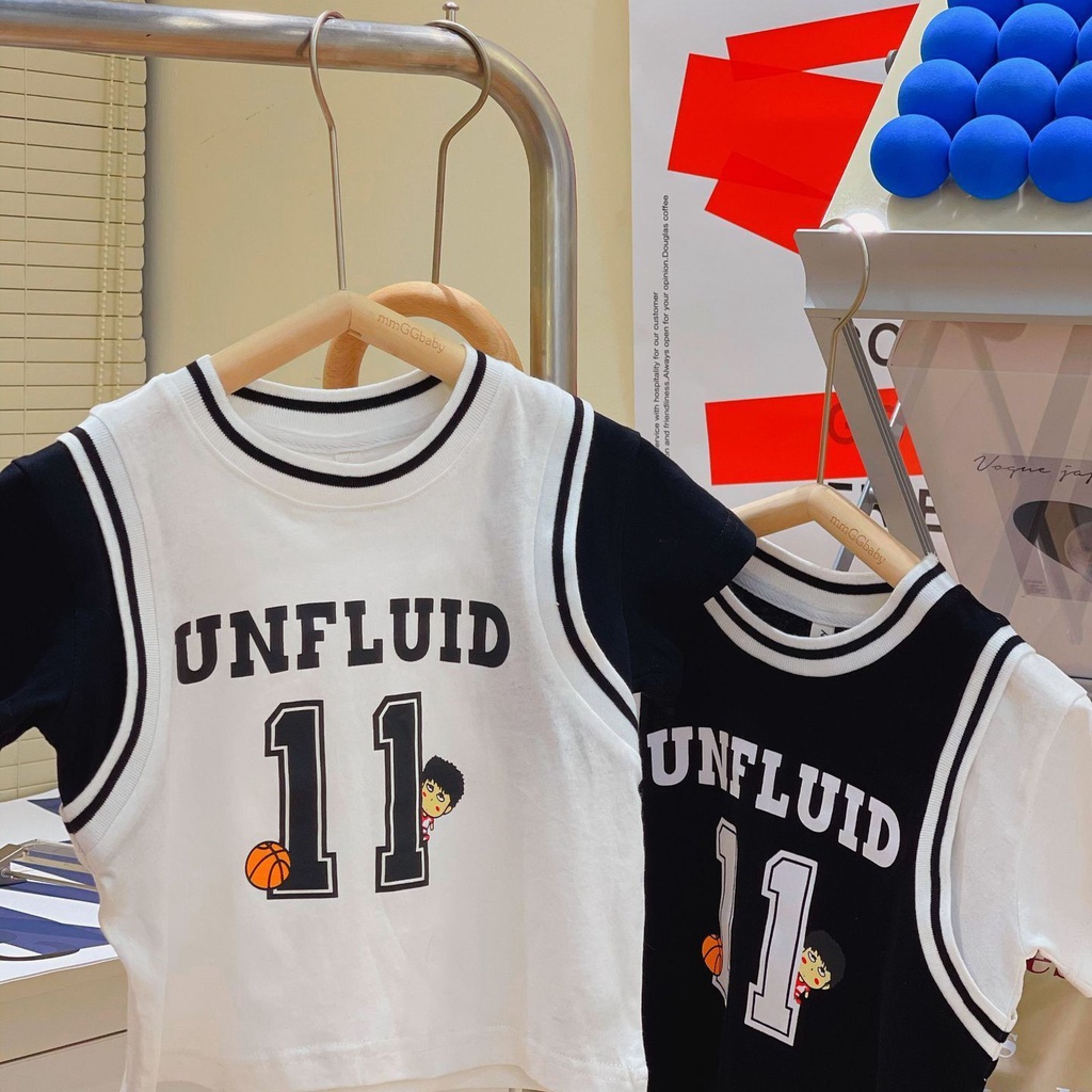 Set Đồ Thể Thao Phối Áo Thun Tay Ngắn Vải Cotton Thời Trang Hè 2023 Mới Cá Tính Cho Bé Trai