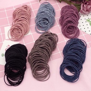 [Giao màu ngẫu nhiên] [10 dây]Dây chun buộc tóc phong cácg trẻ trung