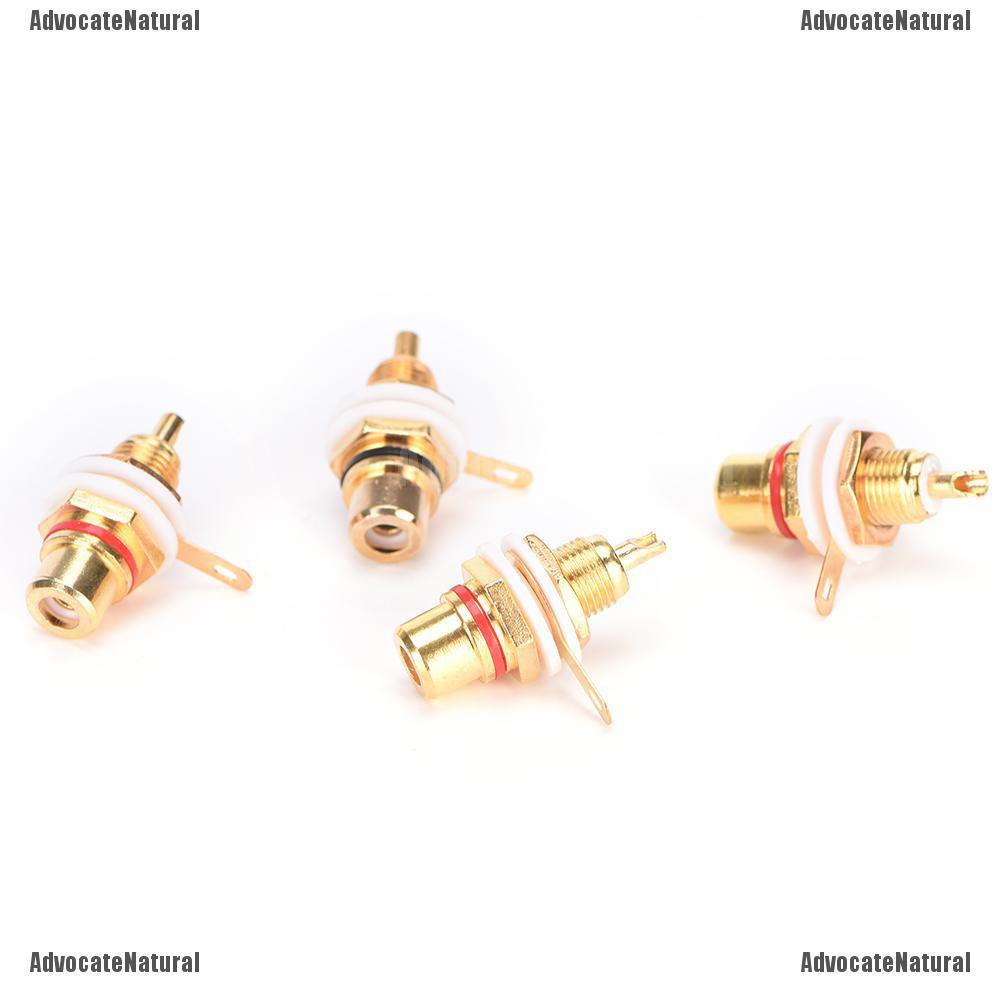 Set 10 Ổ Cắm Rca Mạ Vàng 24k Cao Cấp | BigBuy360 - bigbuy360.vn