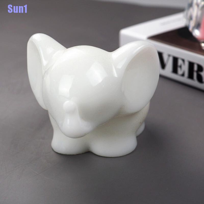 Khuôn Làm Chậu Hoa Bằng Silicone Hình Voi DIY