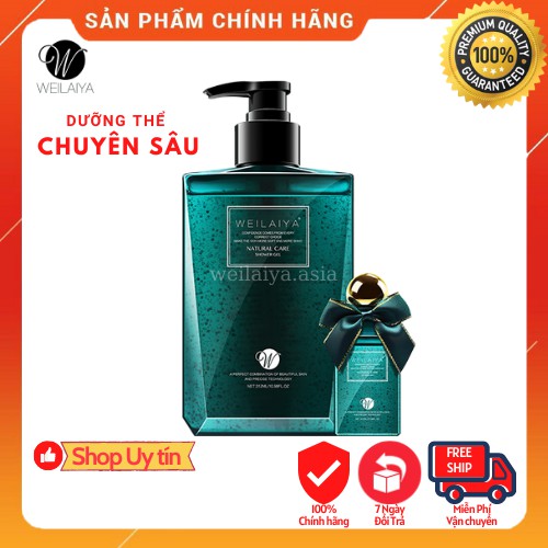 Sữa tắm trắng da, gel tắm WEILAIYA trứng cá tằm Caviar - Hàng chính hãng