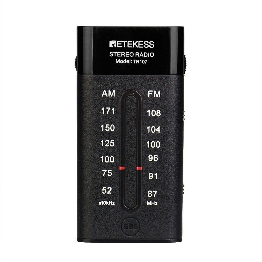 Radio RETEKESS TR107 Mini tích hợp tai nghe tiện dụng