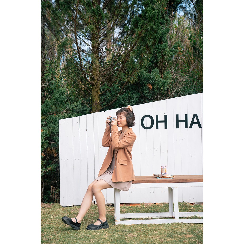 Áo blazer kaki BLAZER APRICOT | BigBuy360 - bigbuy360.vn