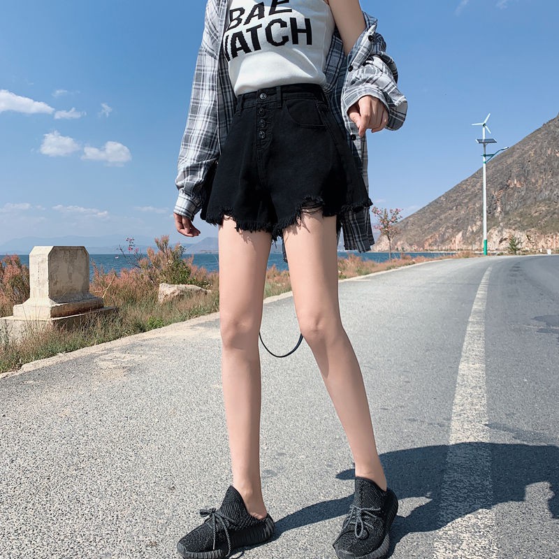 Chân Váy Chữ A Lưng Cao Phối Rách Cá Tính Theo Phong Cách Mùa Hè 2020 / 200kg | BigBuy360 - bigbuy360.vn