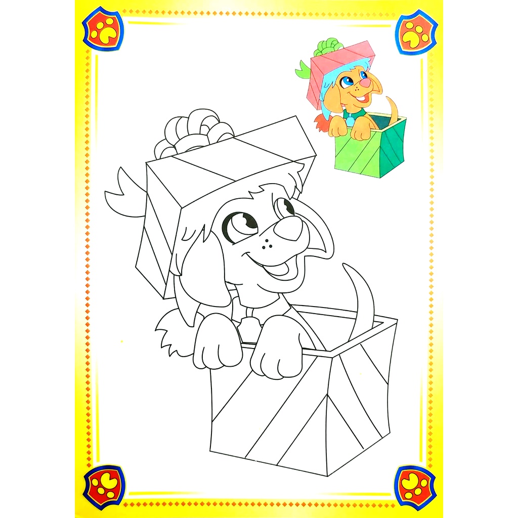 Sách Bé Yêu Tô Màu - Đội Chó Cứu Hộ Paw Patrol - Tập 2