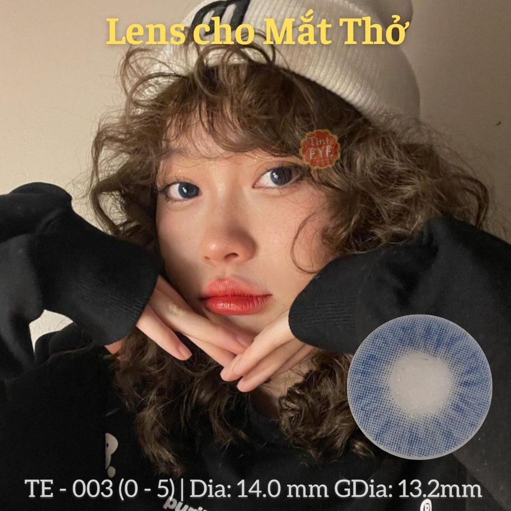 Lens cho Mắt Thở Deep Blue 0 - 5 độ