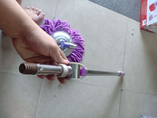 Cây lau nhà 360 độ inox 304 cao cấp hiệu Megahome bảo hành 12 tháng
