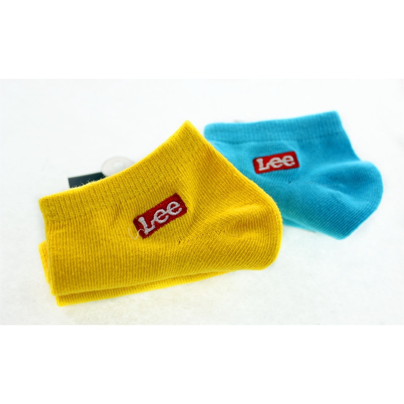 Tất vớ nam nữ cổ ngắn thêu chữ Lee chất siêu dày dặn Warm&amp;Cute AD20