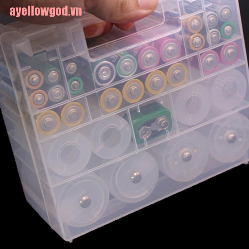 Hộp Nhựa Đựng Pin AA AAA C D 9V