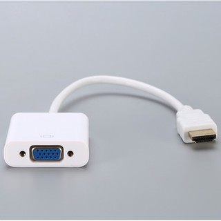 Cáp chuyển đổi HDMI sang VGA (Trắng)