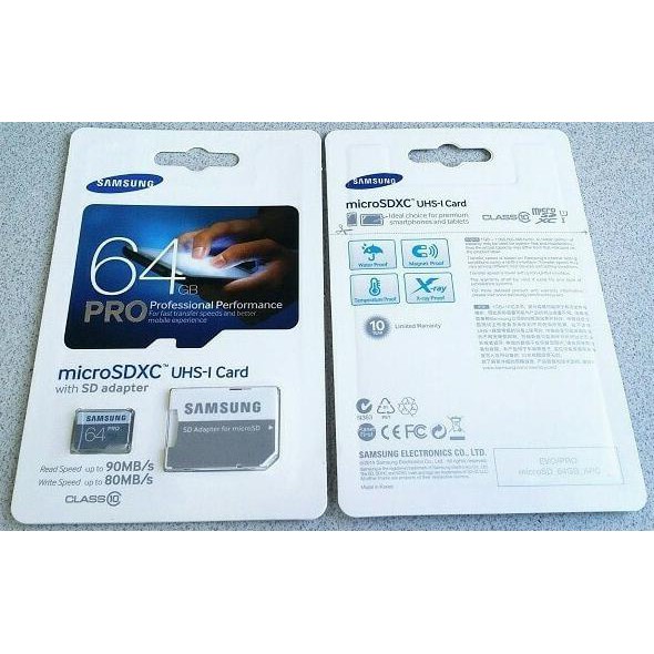 Thẻ Nhớ Samsung Micro Sd 64 Gb - 64gb Hp Microsd / Mmc | BigBuy360 - bigbuy360.vn