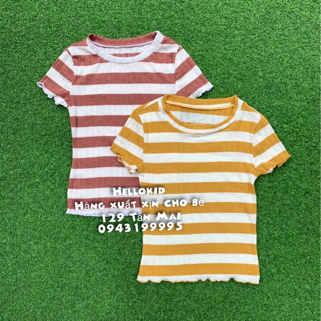 Áo thun kẻ soft co giãn