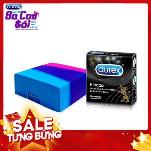 Bao cao su Durex ba con sói (3 bao/hộp) - Hàng nhập khẩu