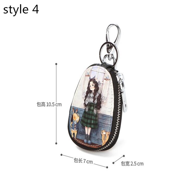 Ví Da PU Mini Đựng Tiền Xu / Thẻ / Chìa Khóa Thời Trang Cho Nữ