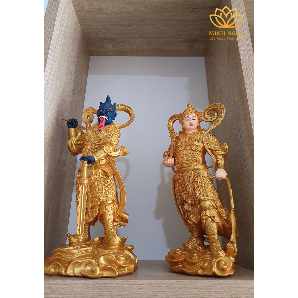 Tượng phật Tiêu Diện, Vi Đà Bồ tát, Cao 40cm, chất liệu composite cao cấp
