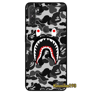 Ốp Lưng Dành Cho Vsmart Active 3 mẫu Bape Xám Đen
