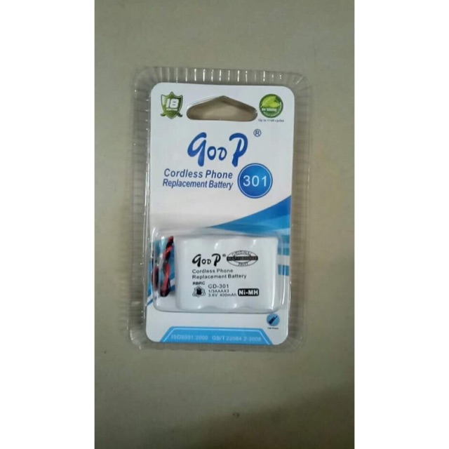 Pin good 301 kéo dài ( cho điện thoại bàn k dây)