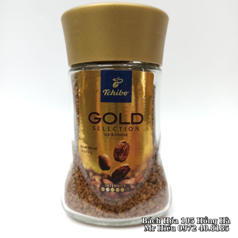 [T2/2023] Cafe Tchibo Gold 50g lốc 12 hộp