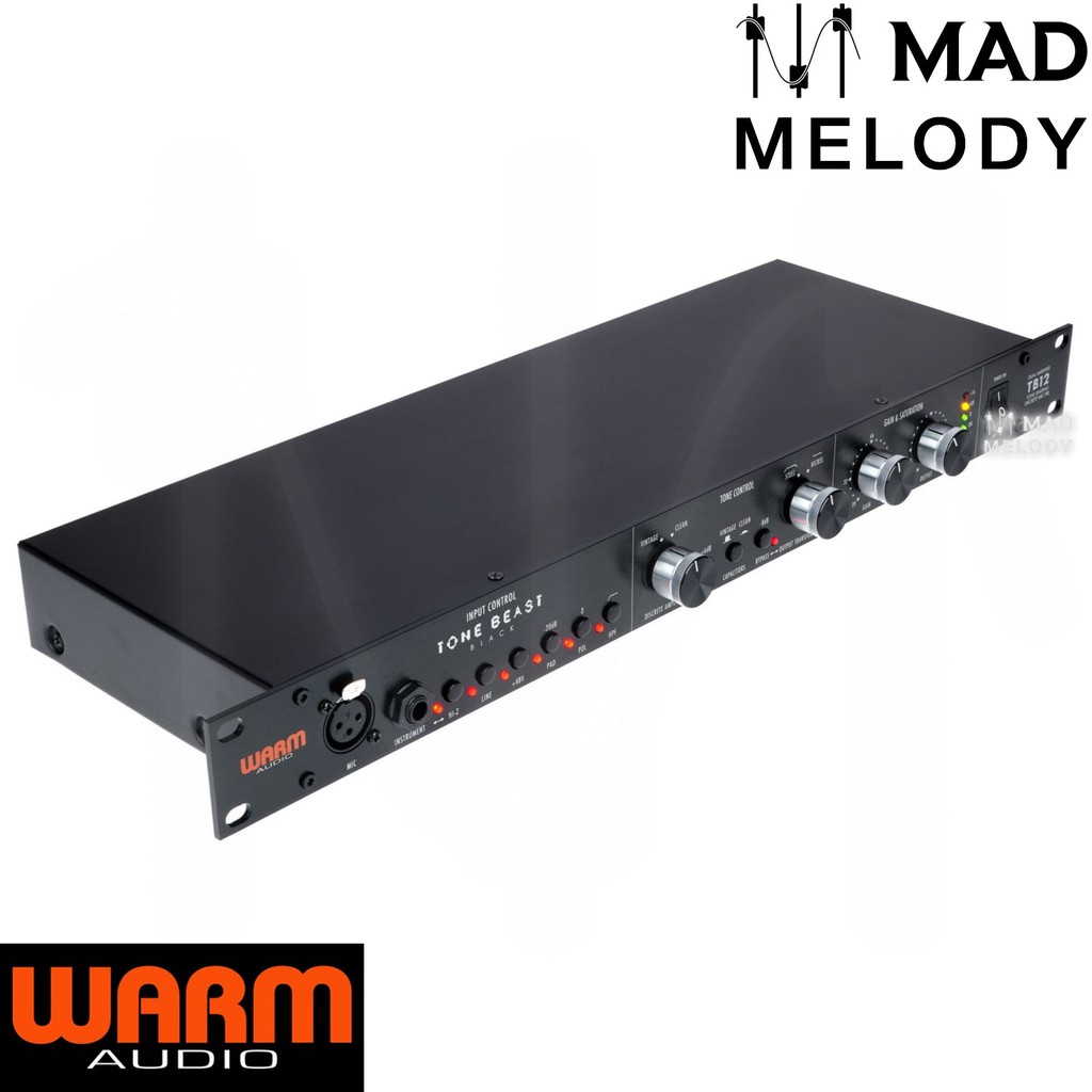 Warm Audio TB12 Tone Beast Microphone Preamp (Black) [tiền khuếch đại một kênh bán cao cấp, NEW & chính hãng]