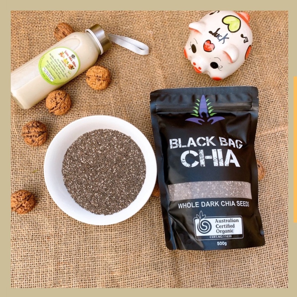 Hạt chia đen Úc Black bag chia 500-1kg